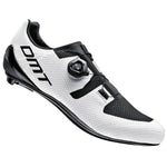 DMT KR3 road cycling shoe in white and black with BOA dial closure system