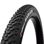 Vittoria Saguaro mountain bike tire in black with white sidewall branding