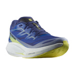 Salomon Phantasm 2 men's running shoe in blue colorway with yellow sole
