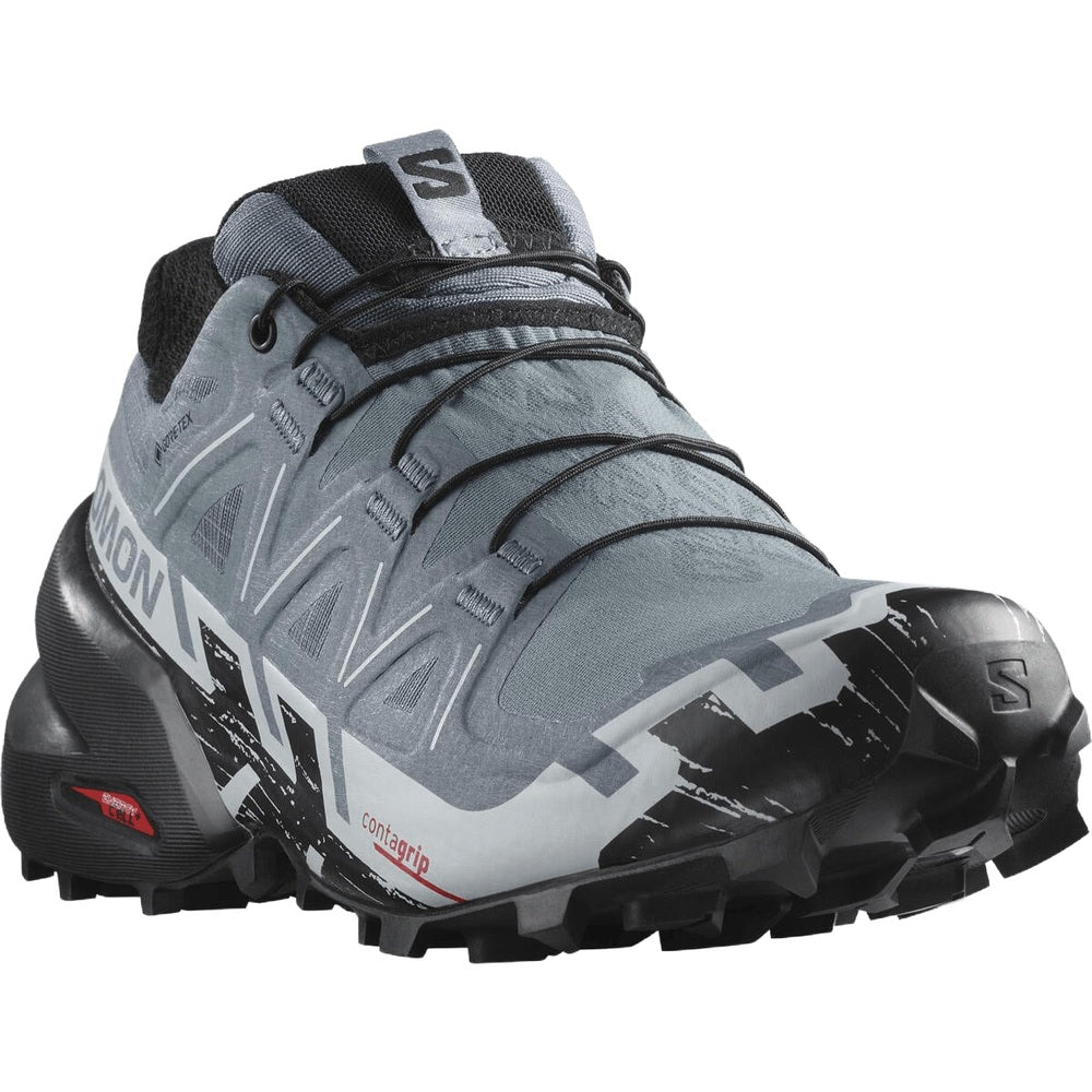 Salomon Speedcross GTX trail running shoe in gray and black colorway