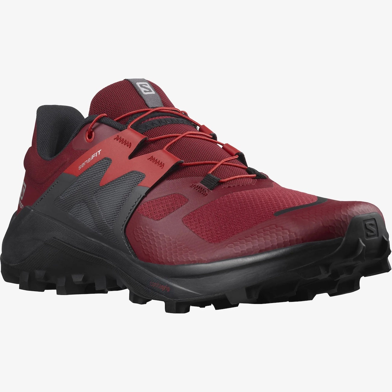 Salomon Wildcross 2 men's trail running shoe in red and black colorway