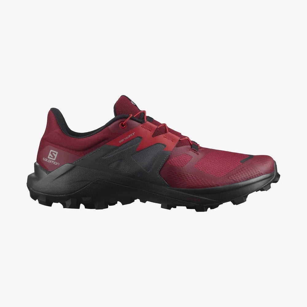 Salomon Wildcross 2 Men's trail running shoe in red and black colorway
