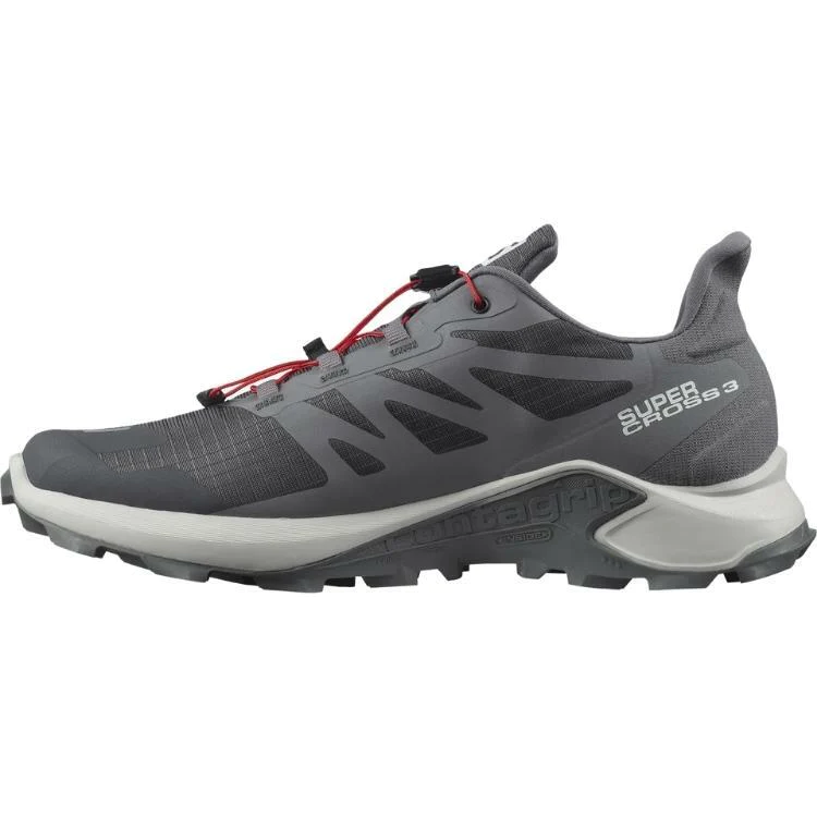 Salomon Supercross 3 men's trail running shoe in dark gray colorway
