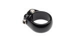 Black Salsa Lip-Lock seatpost clamp with bolt mechanism against white background