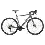 Scott Addict 50 road bike in carbon grey with drop handlebars and disc brakes