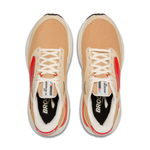 Brooks Adrenaline GTS 24 running shoes in taffy beige with red accents