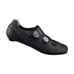 Shimano S-SPHYRE SH-RC901 cycling shoes in black with dual BOA dials