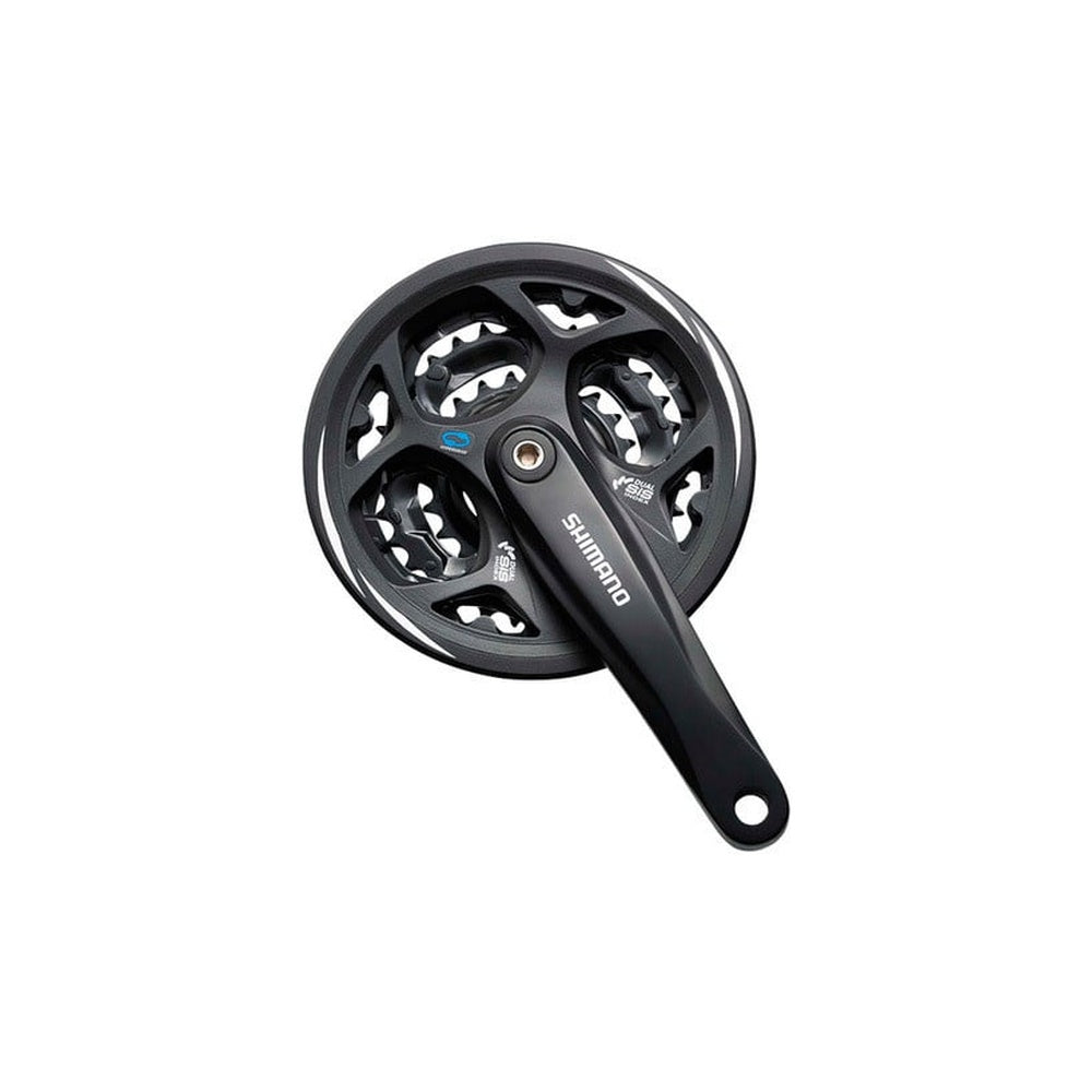 Shimano FC-M311-L black triple chainset with 42/32/22T chainrings and 170mm crank arm