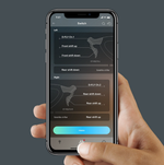 Shimano E-TUBE app showing ST-R9270 Dura-Ace Di2 wireless shift lever configuration screen