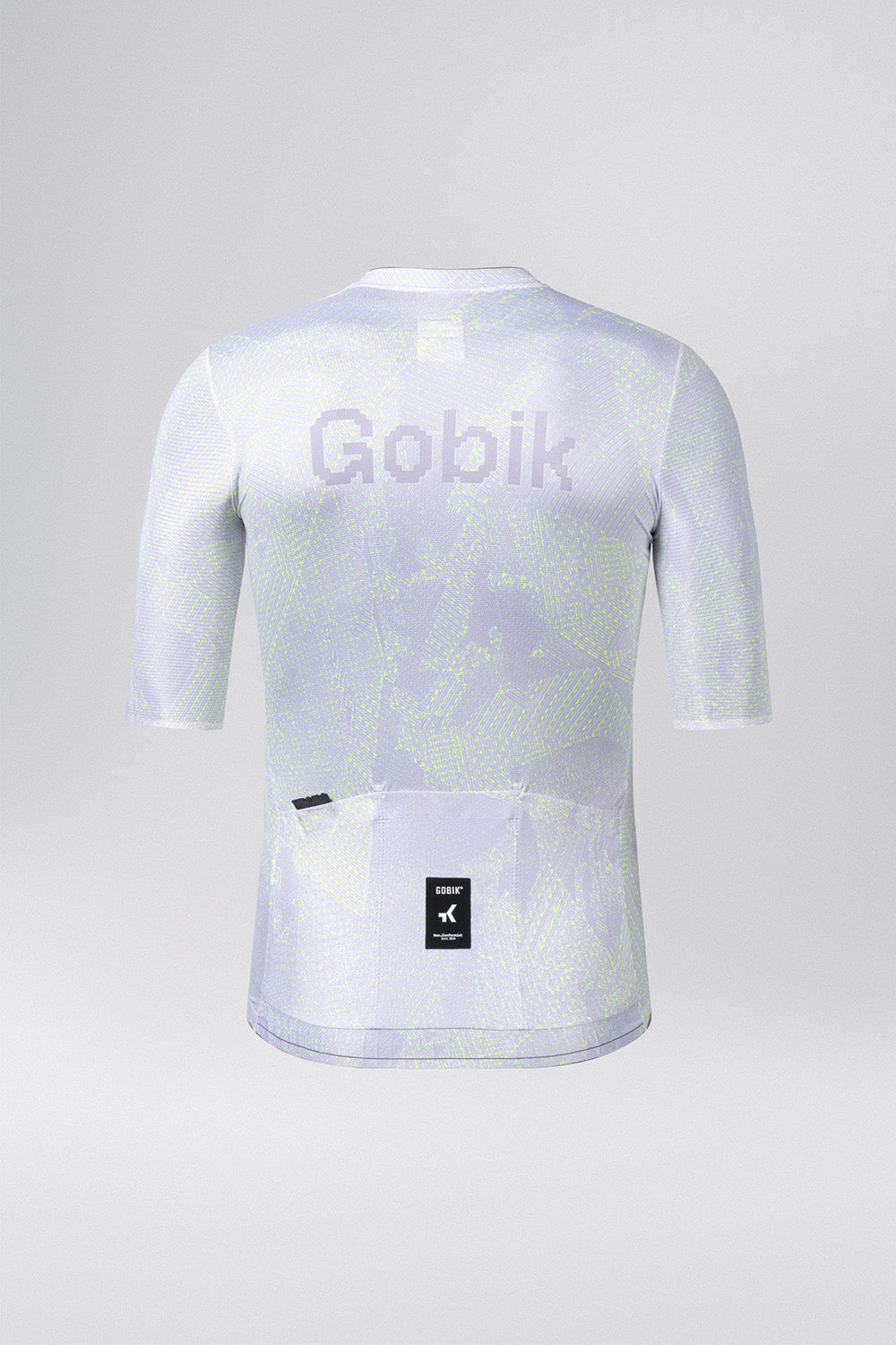 Gobik Attitude 2.0 short sleeve cycling jersey in Lag purple colorway back view