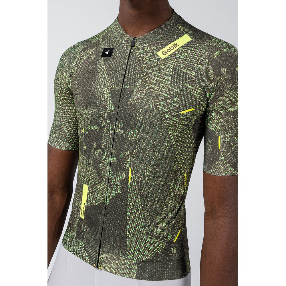 Gobik CX Pro 4.0 cycling jersey in Joint colorway with digital pattern