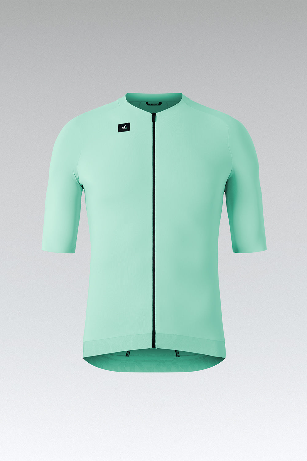 Gobik CX Solid short sleeve cycling jersey in mint green with full zip