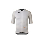 Gobik Infinity short sleeve cycling jersey in light gray with full zip