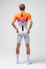 Gobik Reactive 2.0 cycling jersey in Ineos Grenadiers orange and white team colors