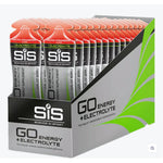 SIS Go Energy + Electrolyte Gel 30-pack display box in salted strawberry flavor