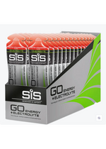 SIS Go Energy + Electrolyte gel sachets in salted strawberry flavor, 30-pack display box