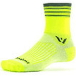 Swiftwick Aspire Four Socks - Yellow/Gray