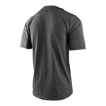 Troy Lee Designs Skyline SS Jersey in heather dark gray shown from back view
