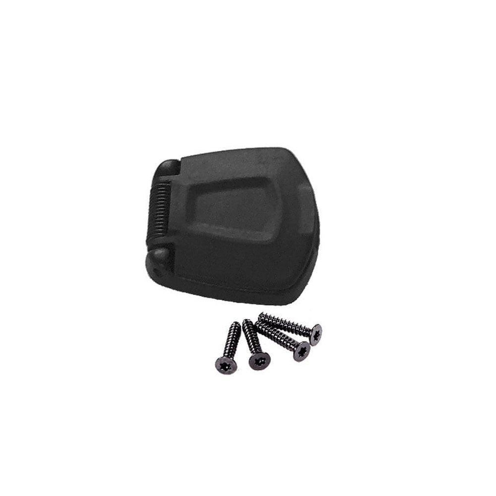 Specialized Turbo SL self-closing charge port cover kit in black with four screws