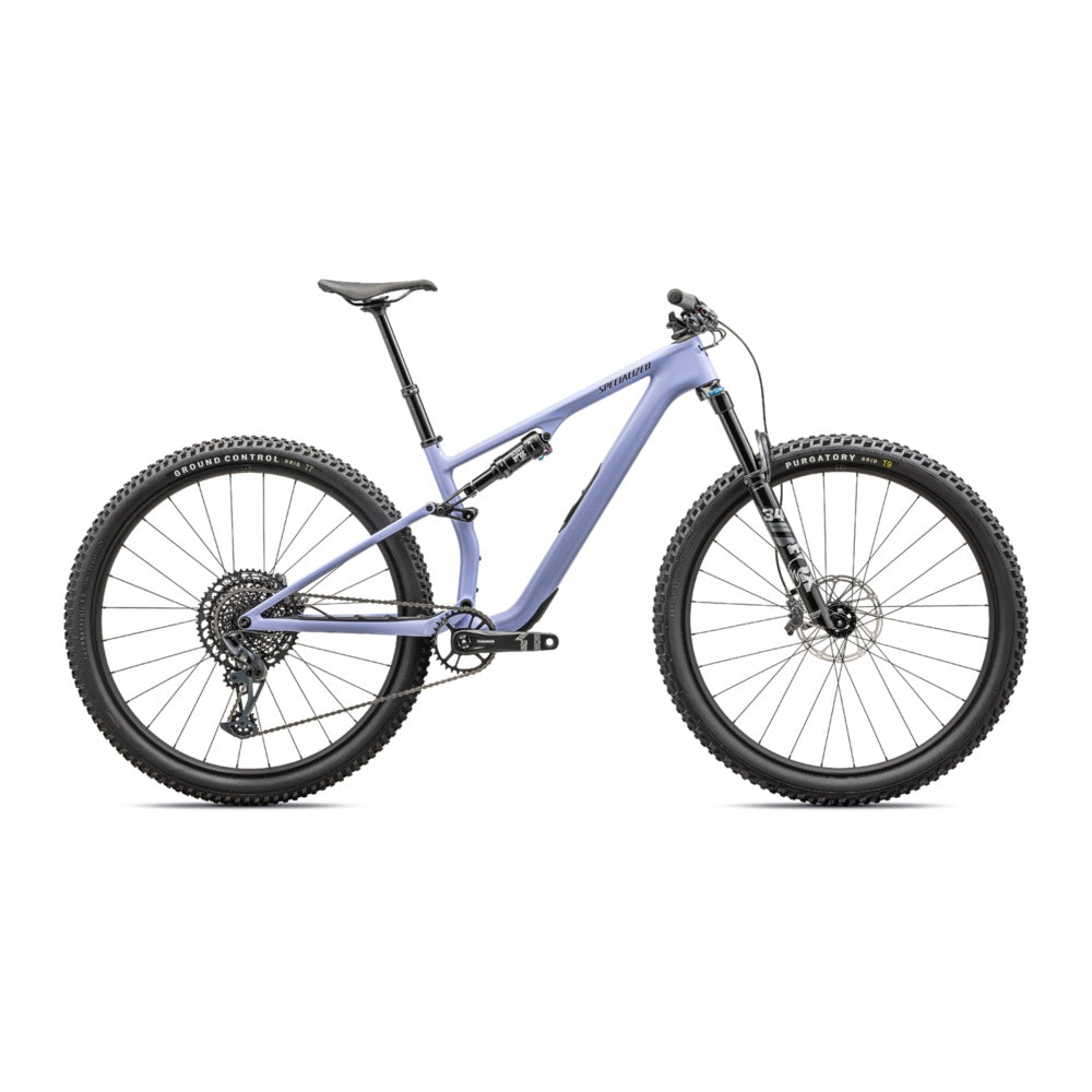 Specialized Epic 8 EVO Comp full suspension mountain bike in purple finish