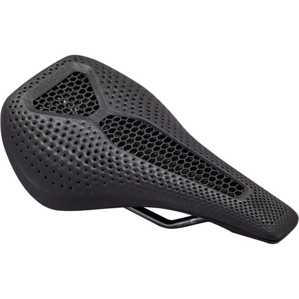 Specialized Power EVO Pro bicycle saddle with perforated design and mirror technology in black