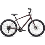 Specialized Roll 3.0 hybrid bike in satin redwood color with black components