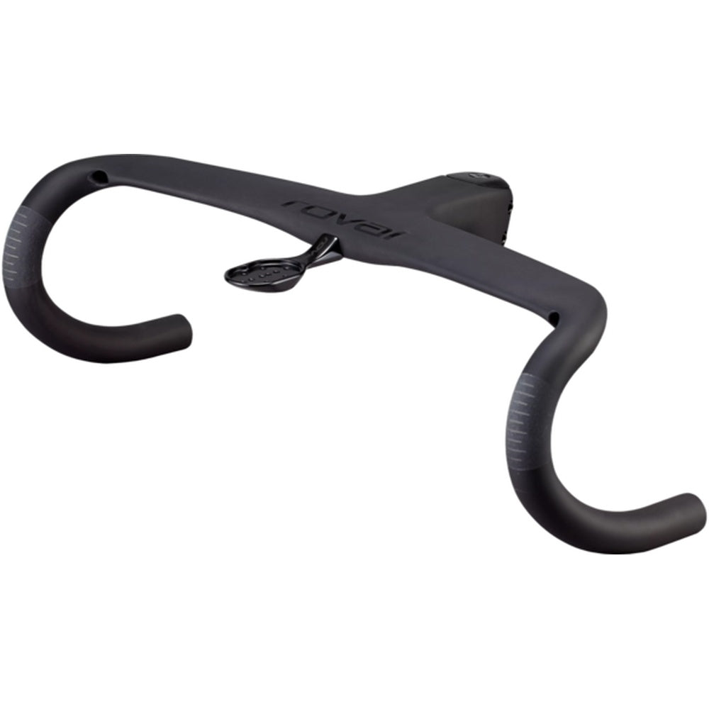 Specialized Roval Rapide integrated cockpit handlebar in matte carbon gloss black finish