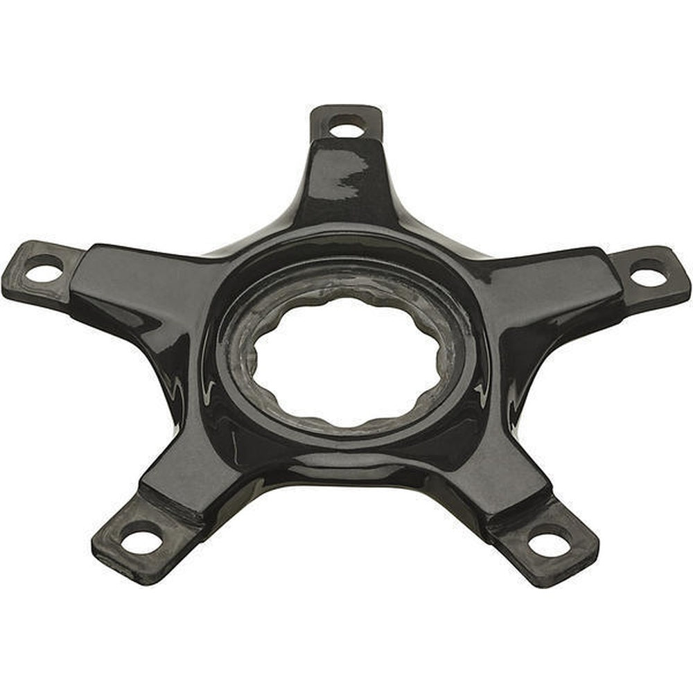 Specialized S-Works carbon spider chainring mount with five arms and center spline interface