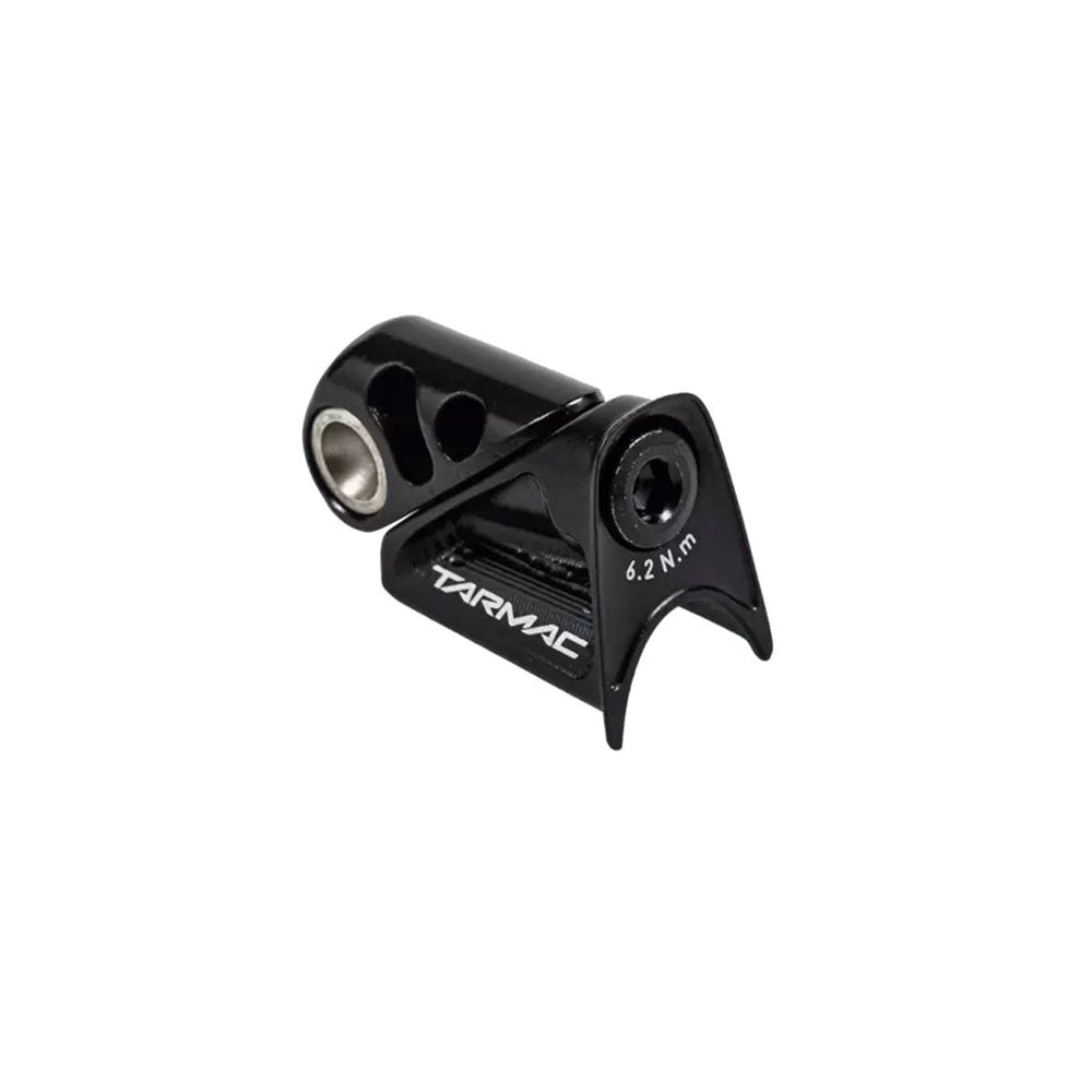 Black Specialized Tarmac SL8 seatpost wedge assembly component with torque specification marking