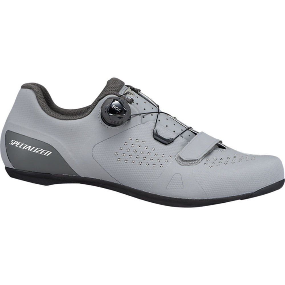 Specialized Torch 2.0 road cycling shoe in cool grey with BOA dial closure system