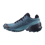Salomon Speedcross 5 women's trail running shoe in blue tones