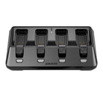 SRAM AXS 4-Port USB-C Battery Base Charger in matte black with four battery slots