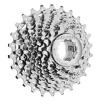 SRAM Force 11-speed bicycle cassette in silver with multiple gear ratios