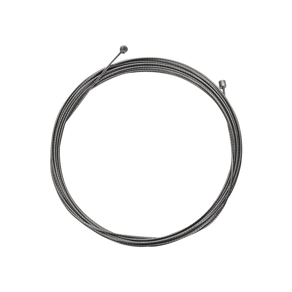Sunlite stainless steel bicycle gear cable coiled in circular shape with end caps