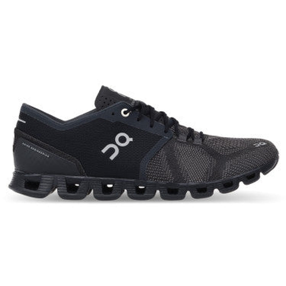 On Cloud X Running Shoes Men's - Black/Asphalt