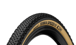 Continental Terra Speed Pro bicycle tire with black tread and cream sidewall
