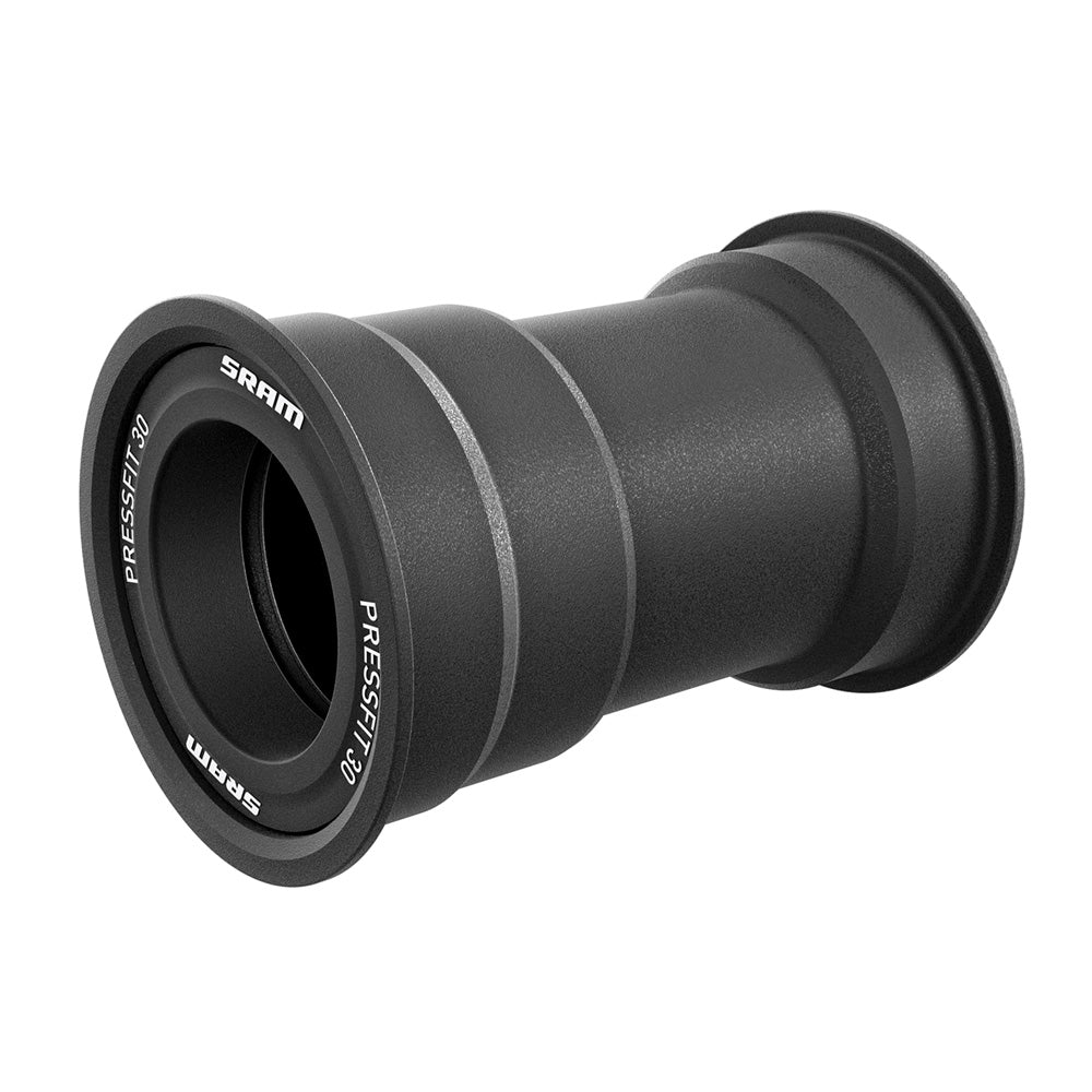 SRAM Pressfit 30 bottom bracket in black with professional studio lighting