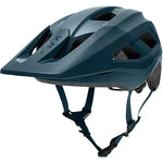 Fox Racing Mainframe Trvrs mountain bike helmet in slate blue with ventilation