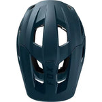 Fox Racing Mainframe Trvrs mountain bike helmet in dark teal slate blue color