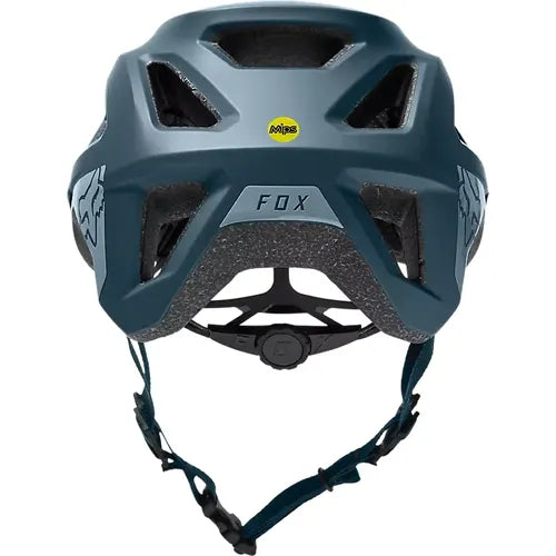 Fox Racing Mainframe Trvrs Helmet in slate blue with MIPS technology