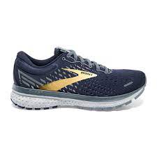 Brooks Ghost 13 Running Shoes Men's - Peacoat/Grey/Gold