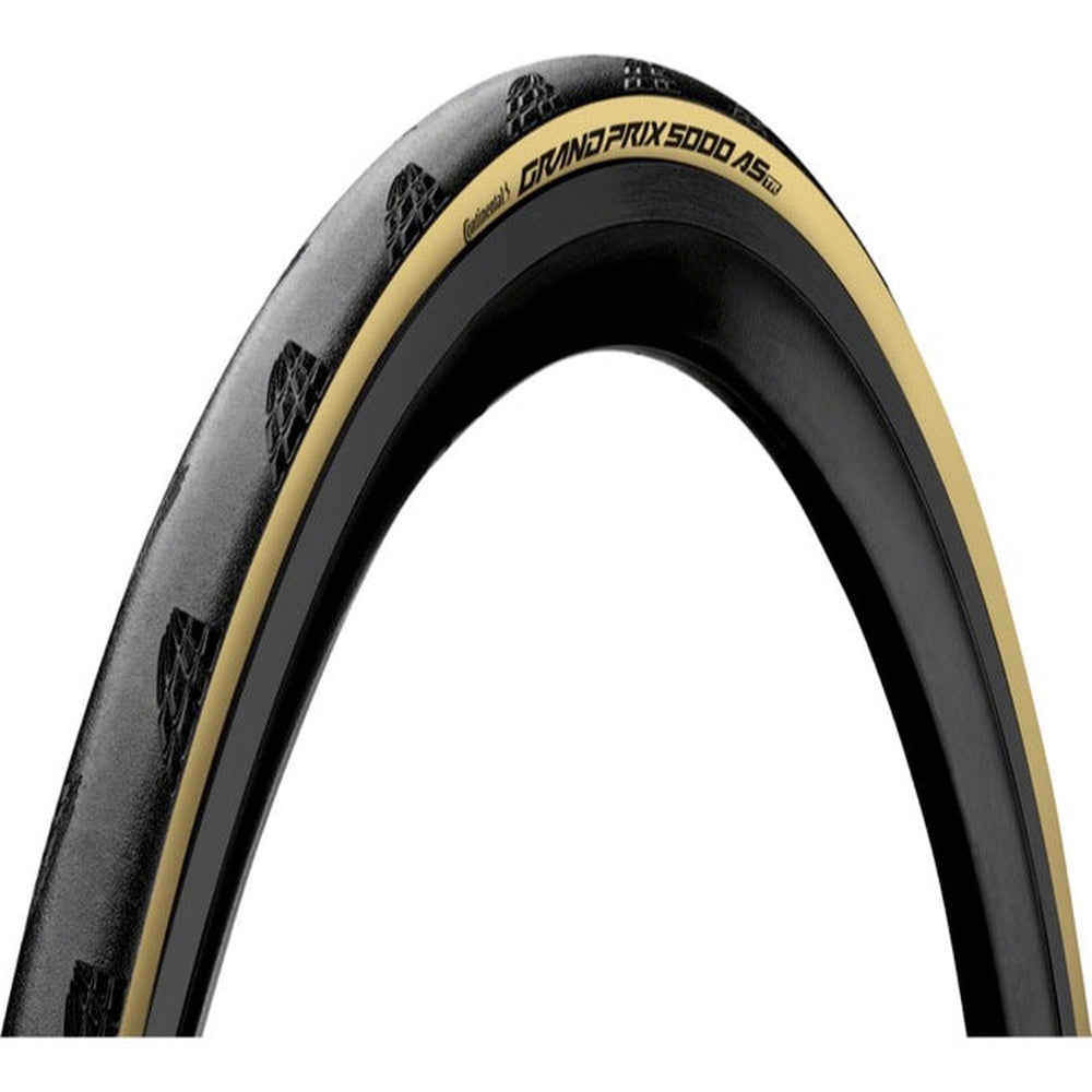 Continental Grand Prix 5000 All Season TR Tire - 700 x 25, Tubeless, Folding, Black/Cream, BlackChili, Vectran Breaker, LazerGrip