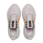 Brooks Ghost 17 women's running shoes in oyster gray with apricot and pink details