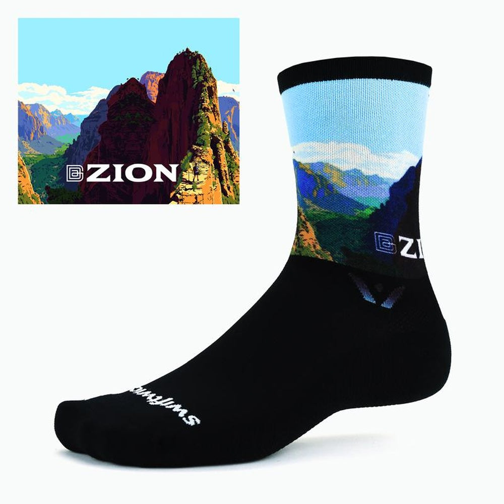 Swiftwick Vision Six Socks - Impression Zion