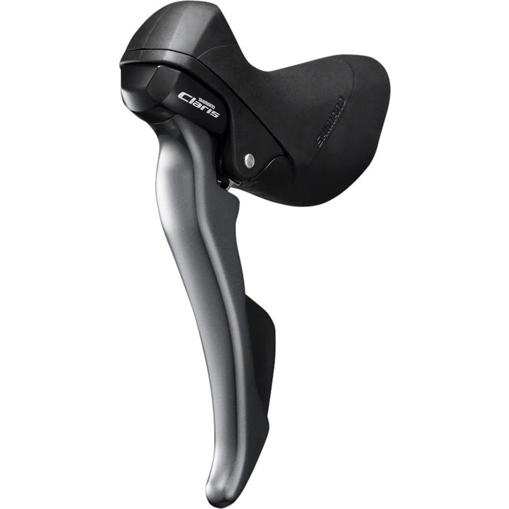 Shimano Claris ST-R2000 left shift brake lever in black and silver