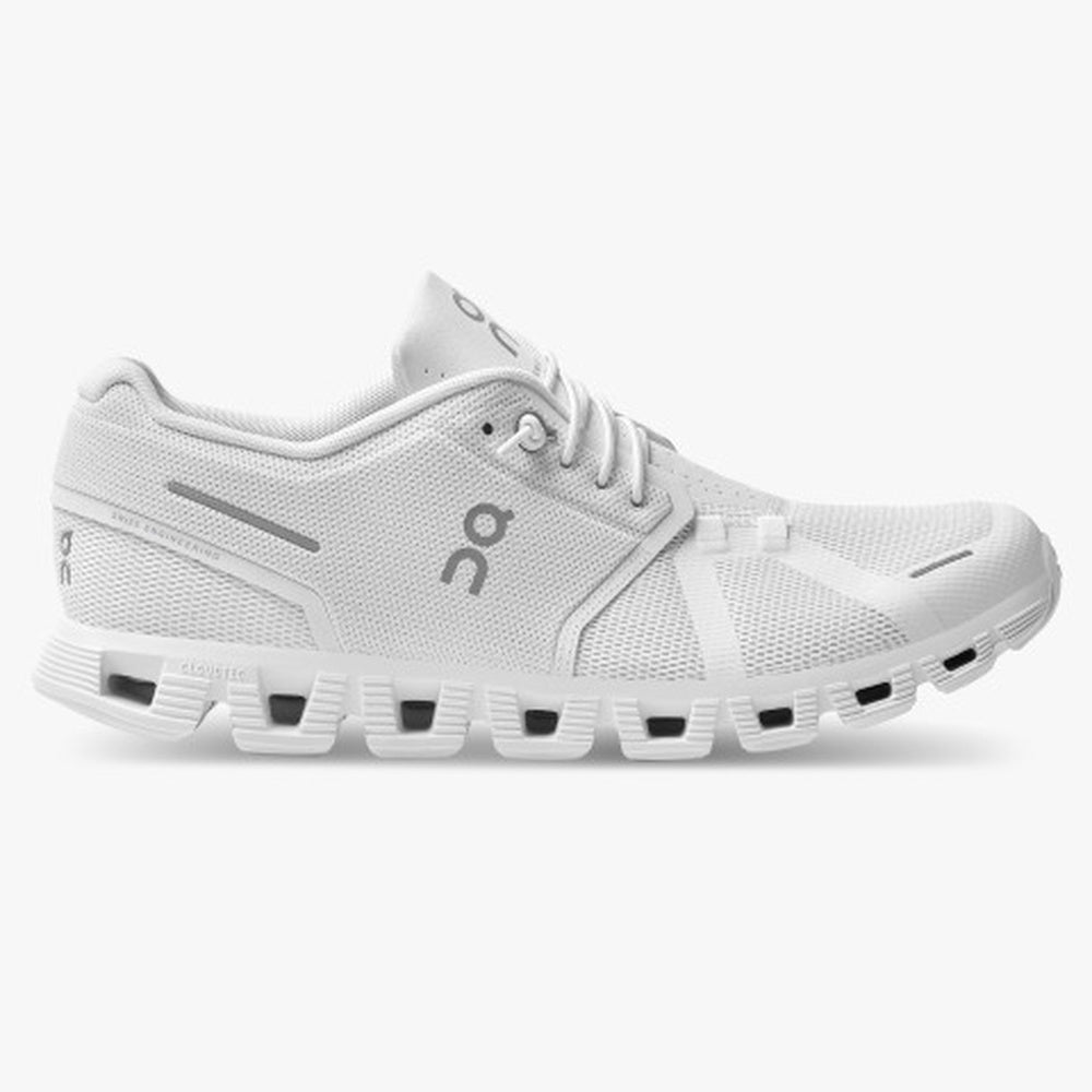 On Cloud 5 Running Shoes Women's - All White