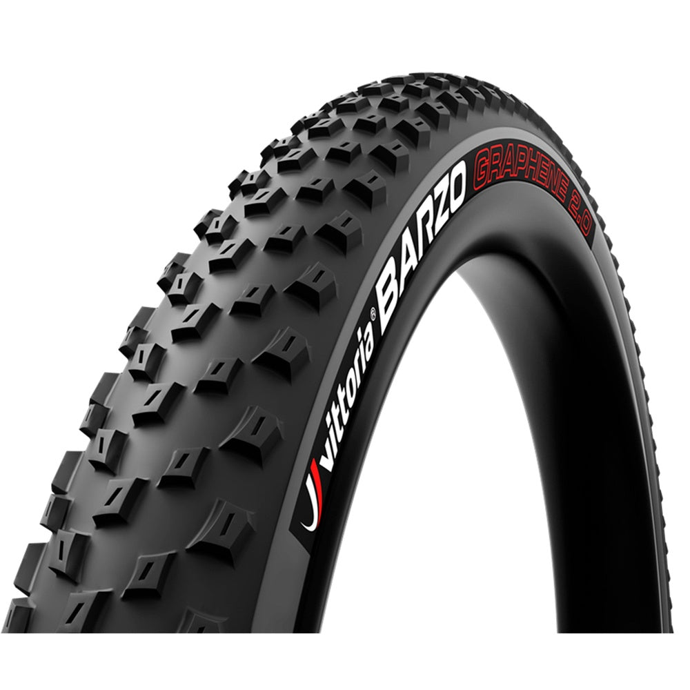 Vittoria Barzo Graphene 2.0 mountain bike tire with aggressive knobby tread pattern