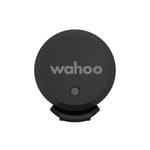 Black Wahoo speed sensor device with mounting base against white background