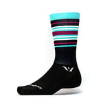Swiftwick Aspire Seven Socks - Black/Mint