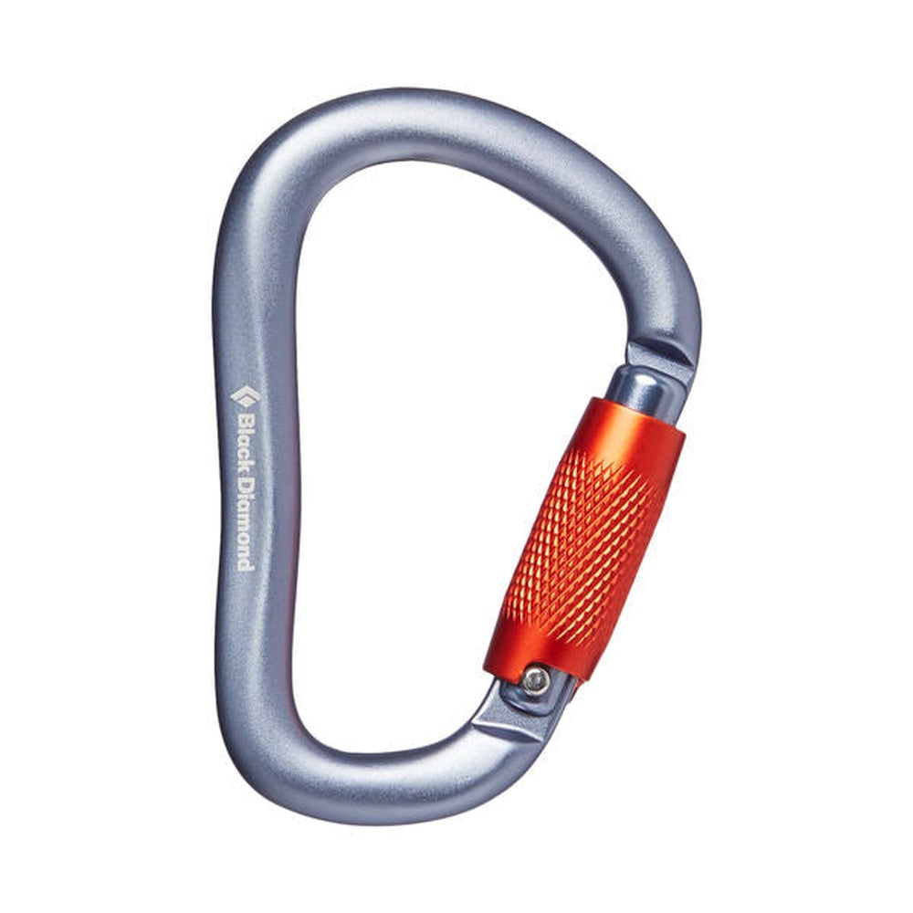 Black Diamond RockLock Twistlock  Carabiner Gray